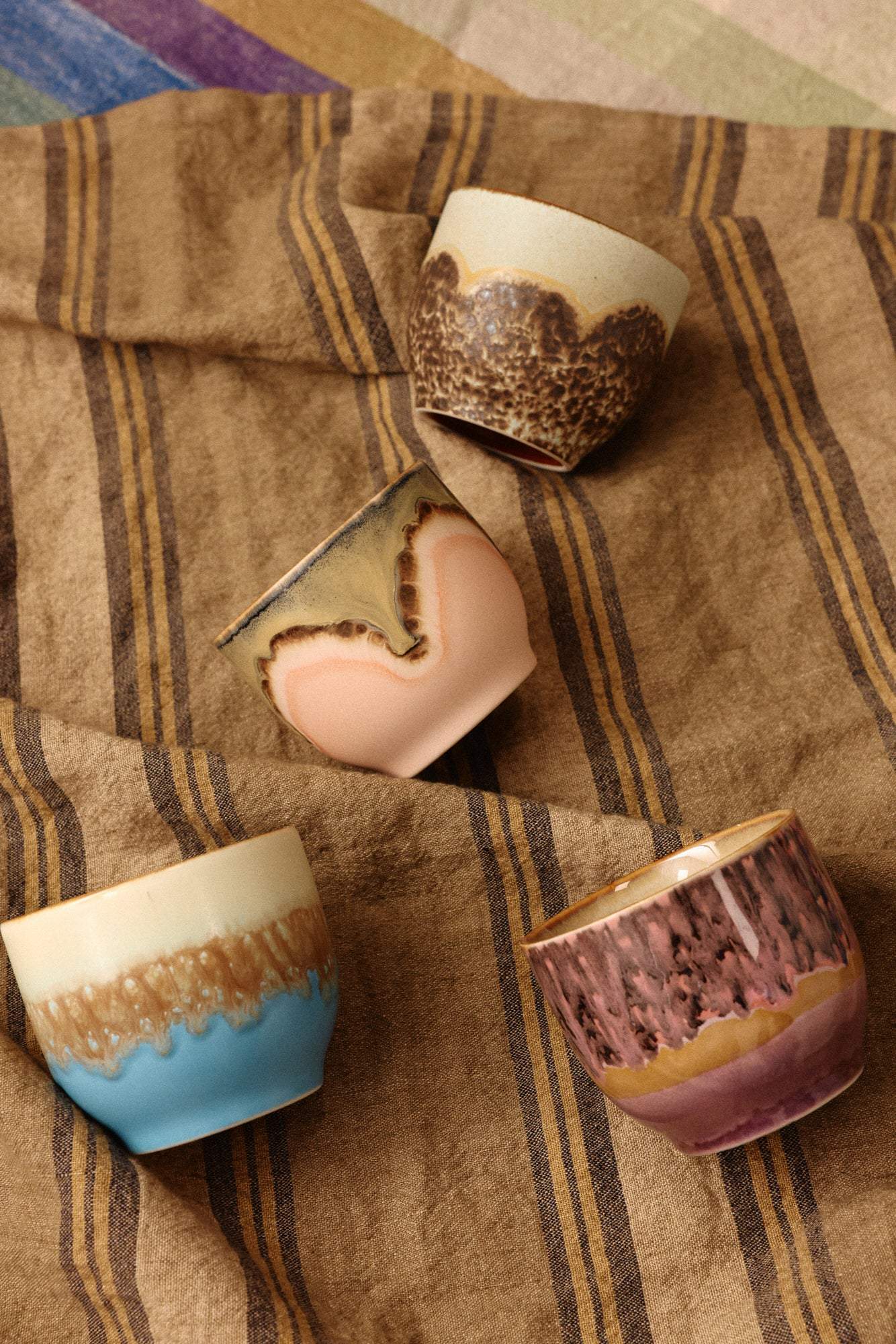 70s Ceramics: Café-Tasse Lagoon 4er Set HKLiving
