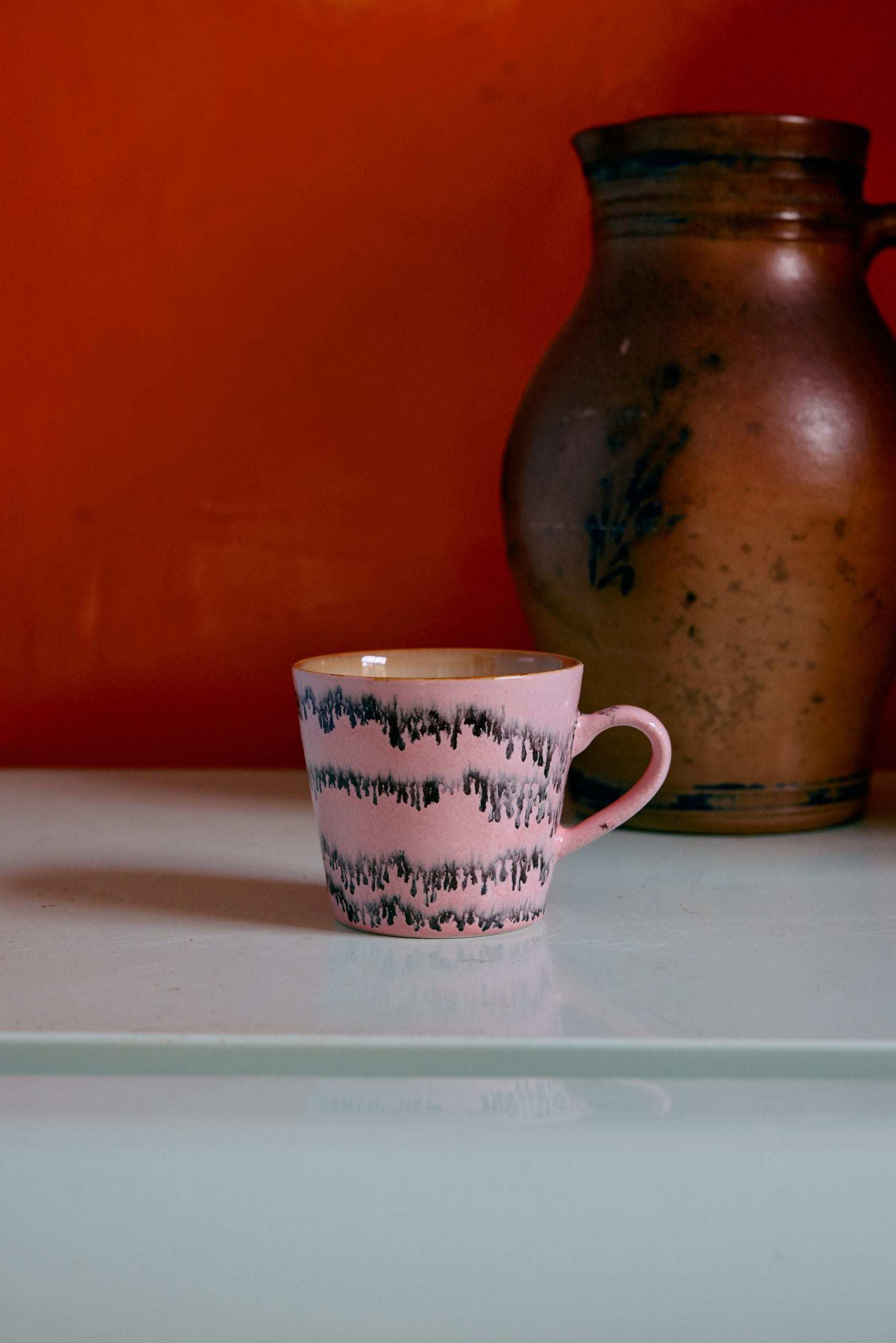 70s Ceramics: Cappuccino Tasse Bubble HKLiving