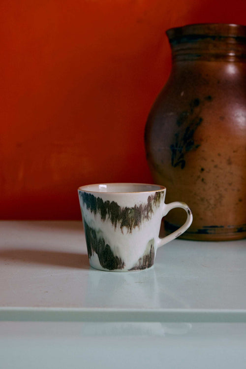 70s Ceramics: Cappuccino Tasse Tide HKLiving