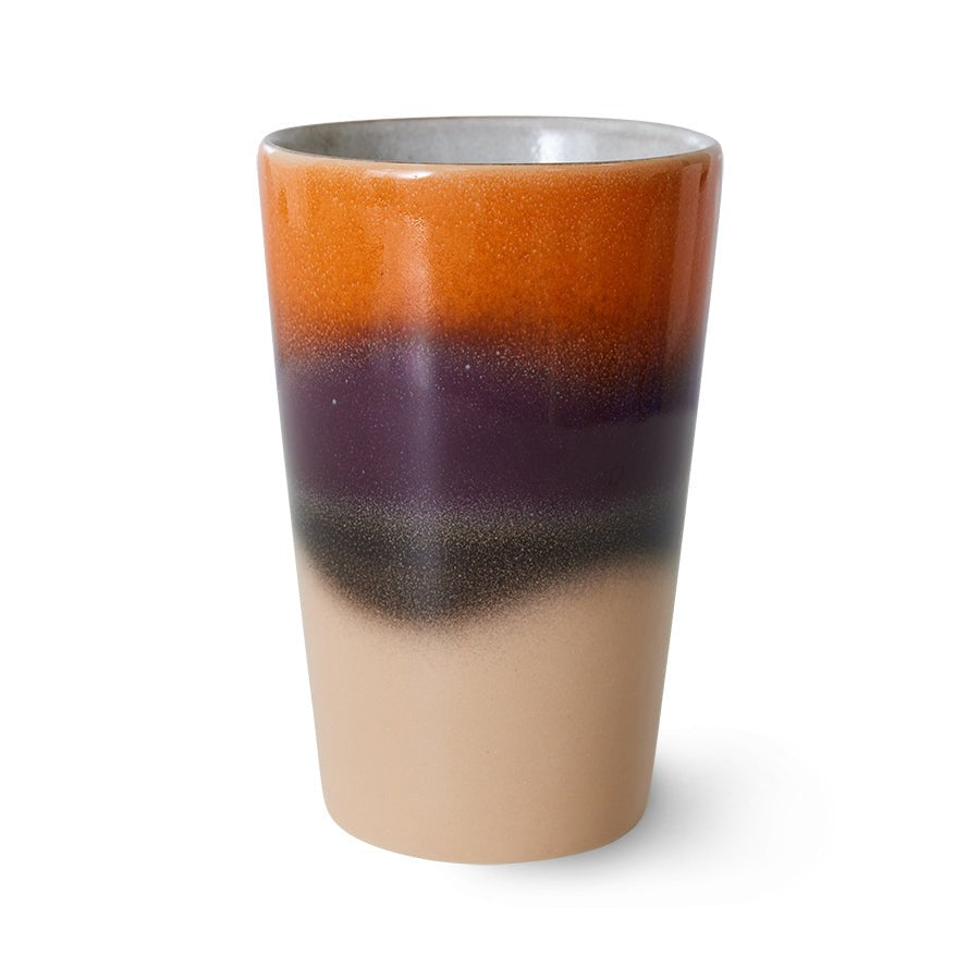 70s Ceramics: Teebecher Rise Orange/Lila HKLiving