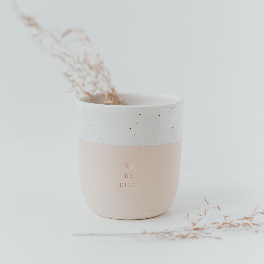 Becher Be Kind Eulenschnitt