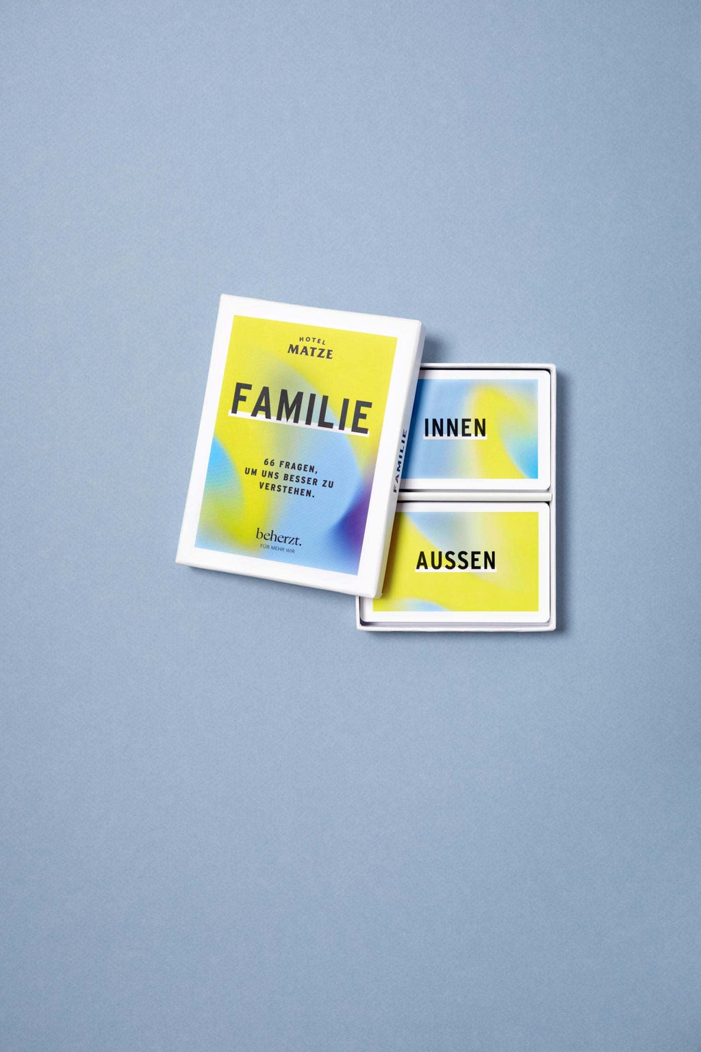 Karten mit 66 Fragen über Familie für bessere Kommunikation und Zusammenhalt
