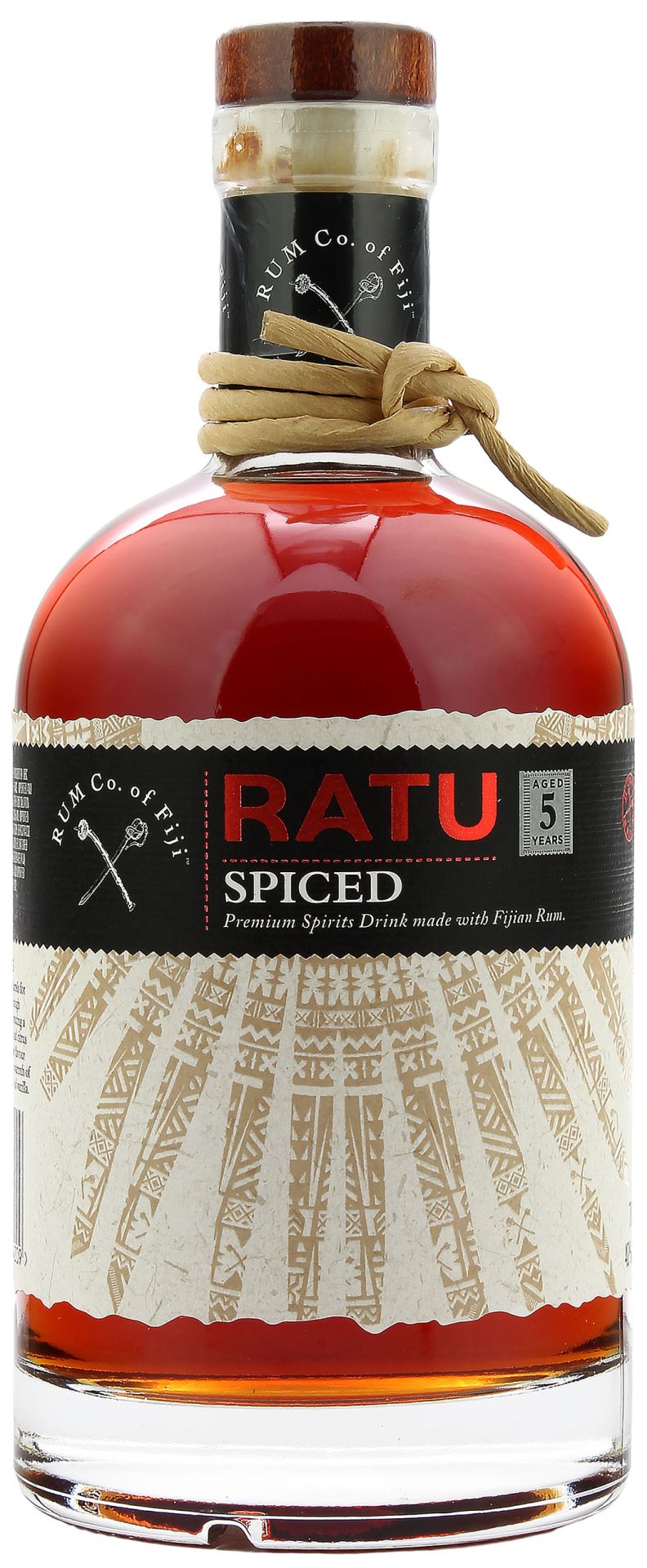 RATU 5 Jahre Spiced Rum 40% 0,7l – Orange, Zimt & Vanille