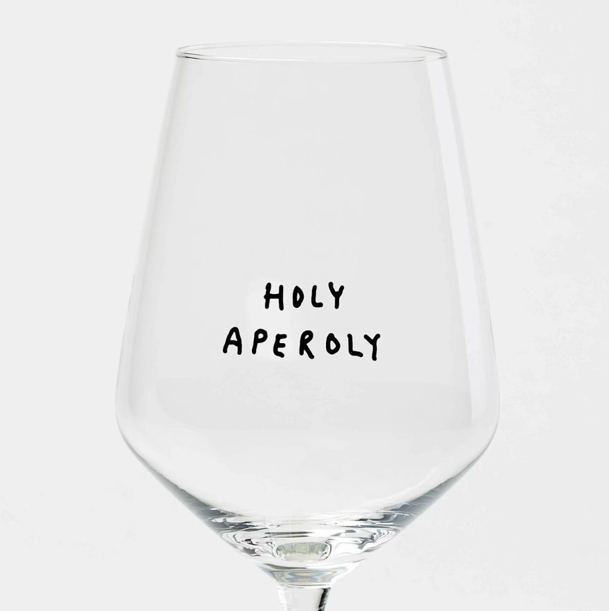 "Holy Aperoly" Glas by Johanna Schwarzer × selekkt