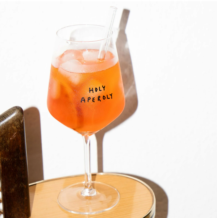 "Holy Aperoly" Glas by Johanna Schwarzer × selekkt