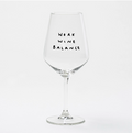 "Work Wine Balance" Weinglas by Johanna Schwarzer × selekkt