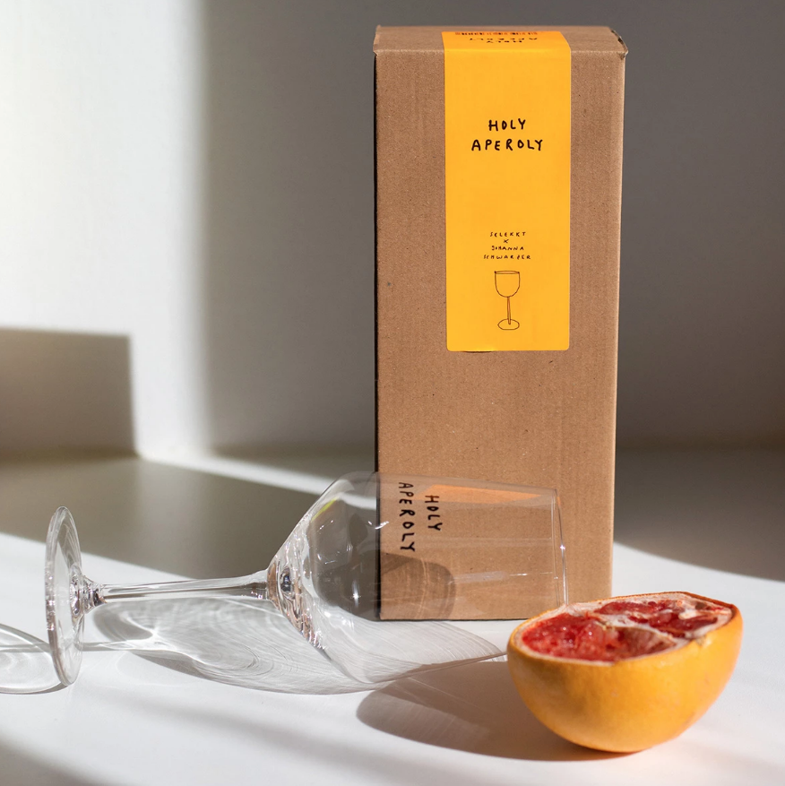 "They See Me Aperollin'" Glas by Johanna Schwarzer × selekkt