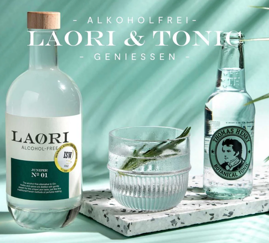 Laori Juniper No. 1 Alkoholfreie Gin-Alternative 0,5l – Wacholder, Kardamom, Rosmarin