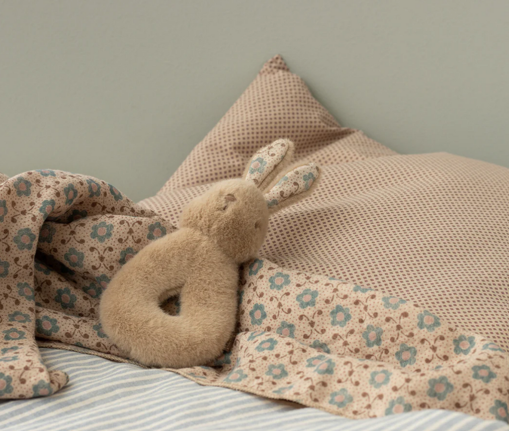 Kaninchen Rassel Set - Creme Pfirsich Maileg