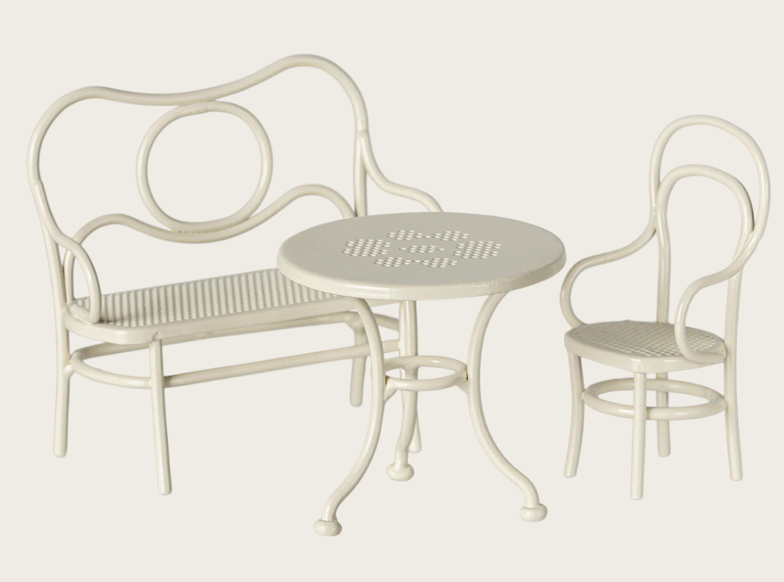 Café-Set, Maus, Klein - Cremefarben Maileg