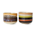 70s Ceramics: Dessertschüssel Humus HKLiving (4er-Set)