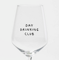 Weinglas „Day Drinking Club" – Johanna Schwarzer × selekkt
