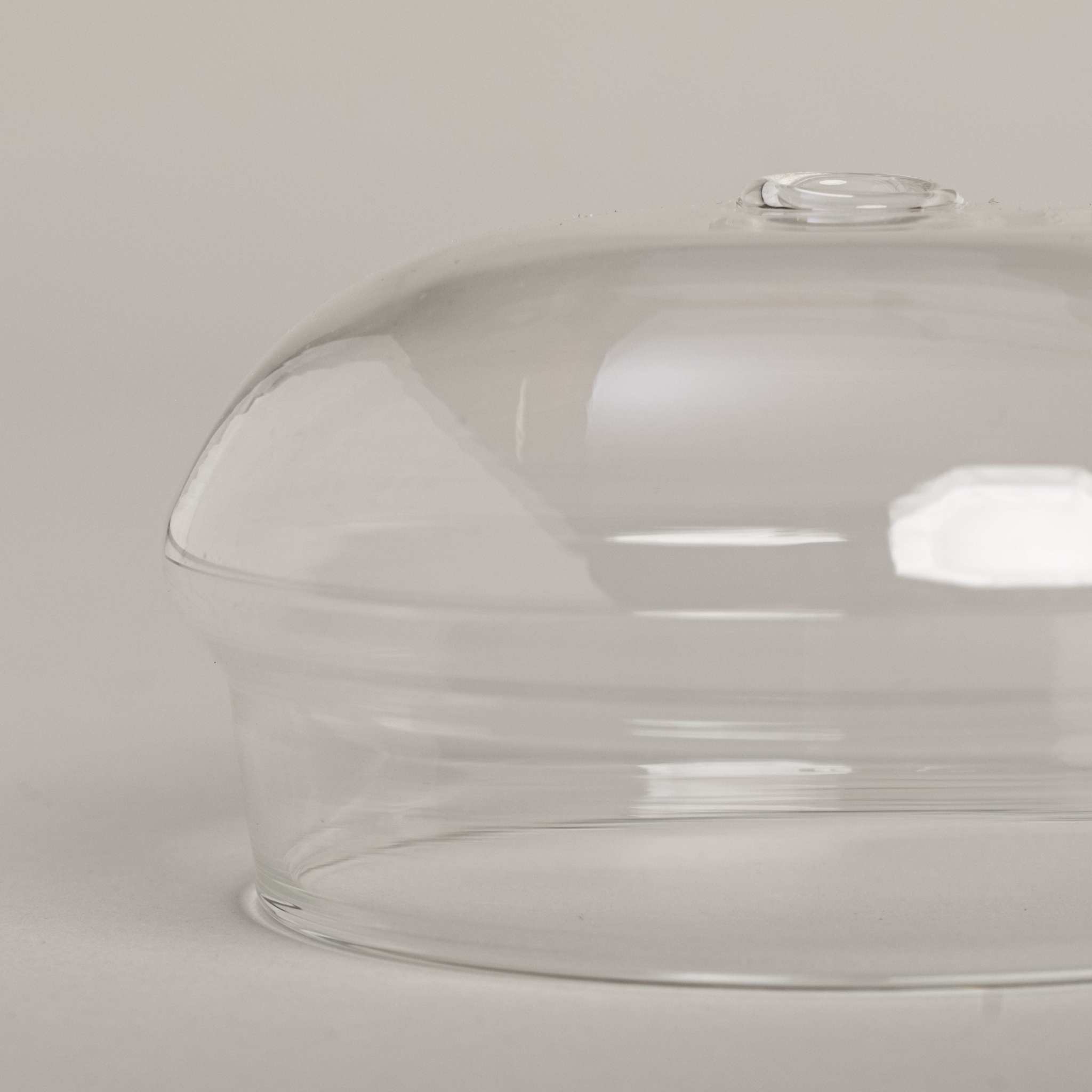 Glasdeckel für Trinkglas Eulenschnitt