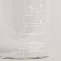 Mini Vorratsglas Christmas Car Eulenschnitt