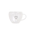 Doppelwandige Herztasse Herz 50ml Eulenschnitt