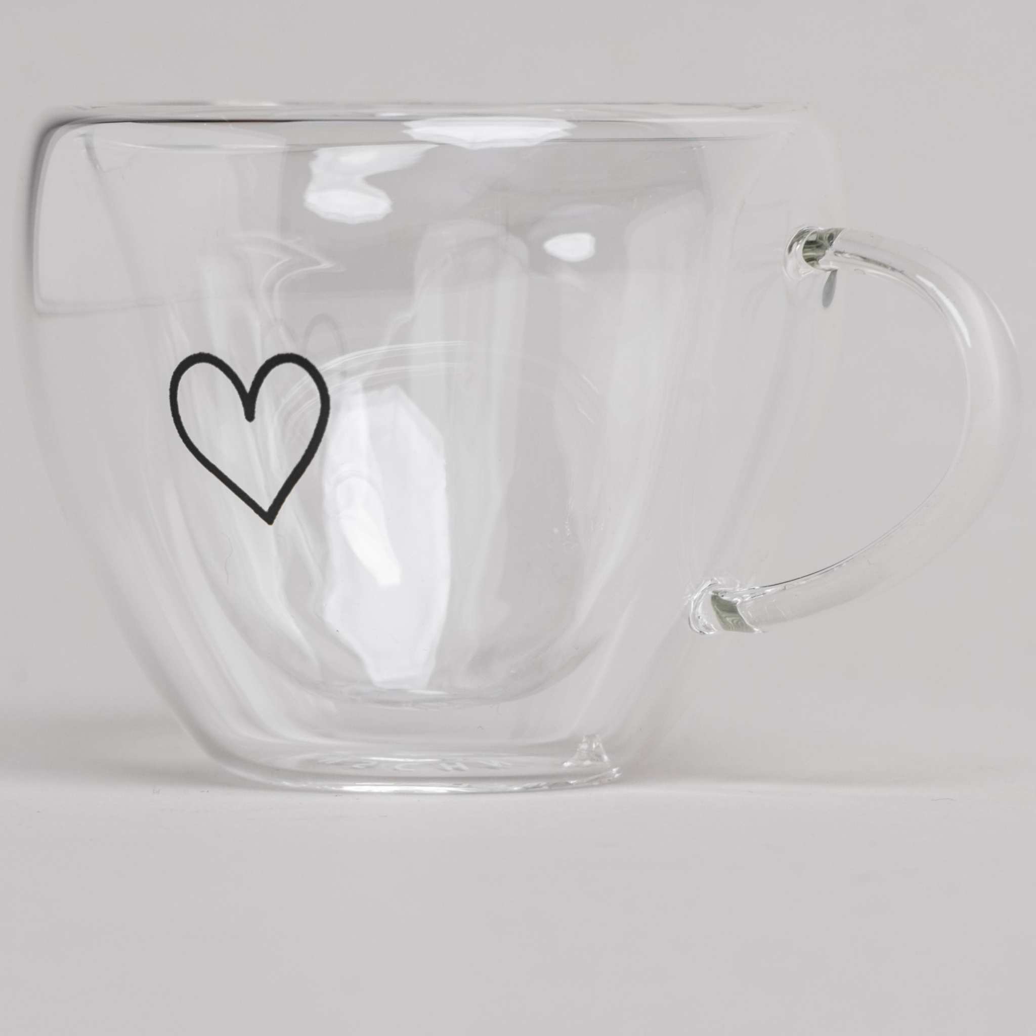 Doppelwandige Herztasse Herz 50ml Eulenschnitt