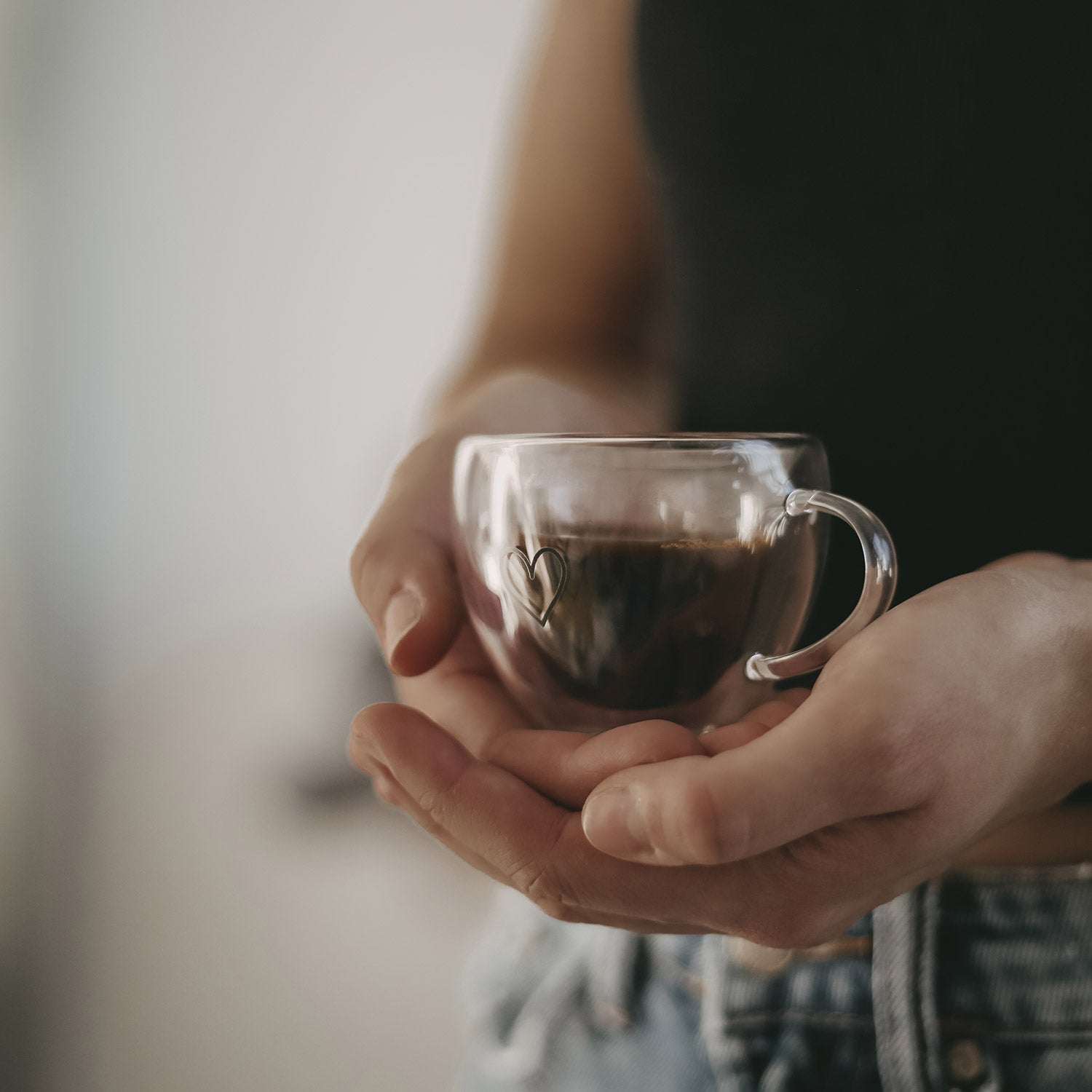Doppelwandige Herztasse Herz 50ml Eulenschnitt