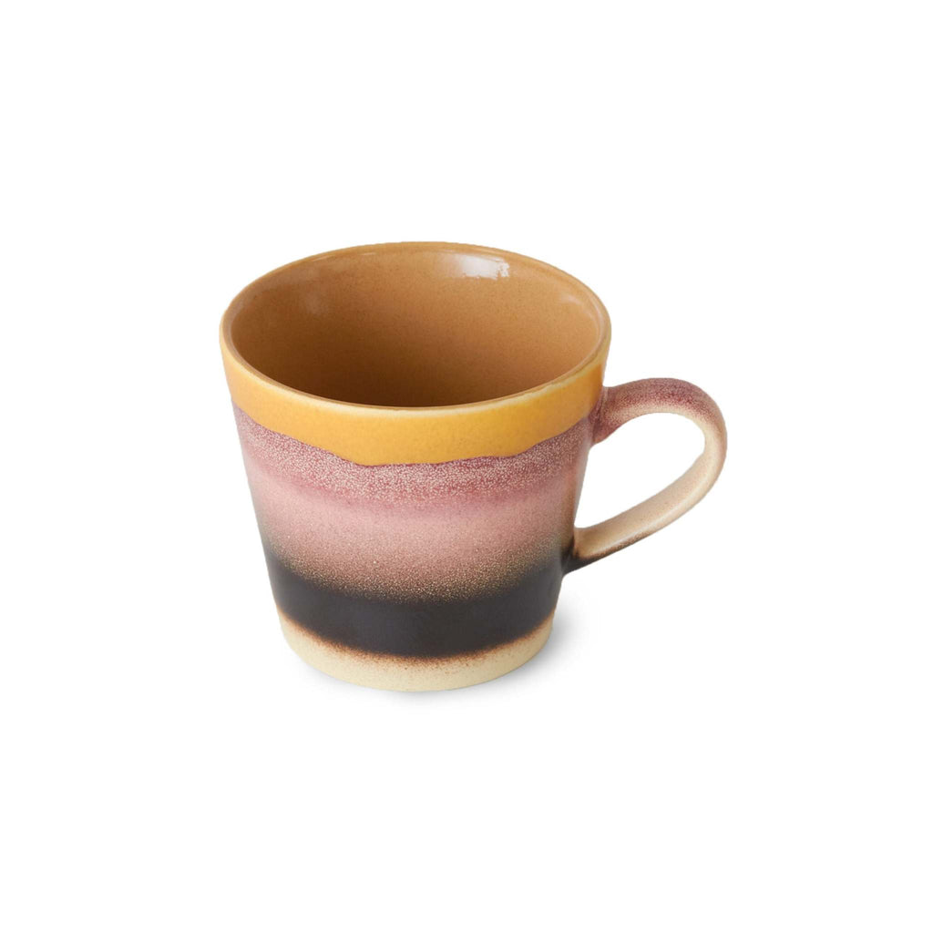 70s Ceramics: Cappuccino Tasse Sunset HKLiving