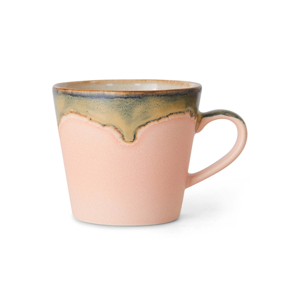 70s Ceramics: Cappuccino Tasse Blossom HKLiving