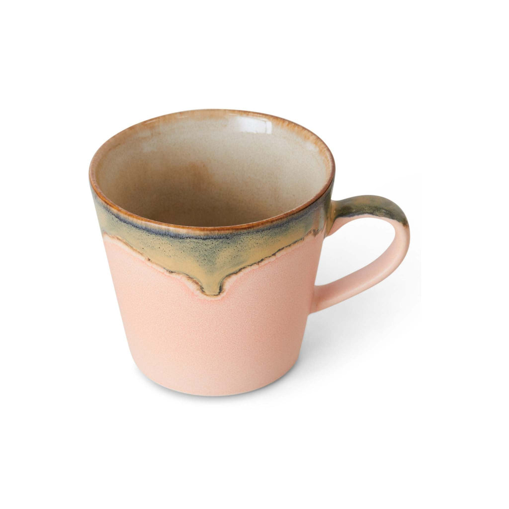 70s Ceramics: Cappuccino Tasse Blossom HKLiving