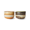 70s Ceramics: Dessertschüssel Drift HKLiving (4er-Set)