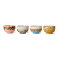 70s Ceramics: Schüssel Seabreeze HKLiving (4er-Set)