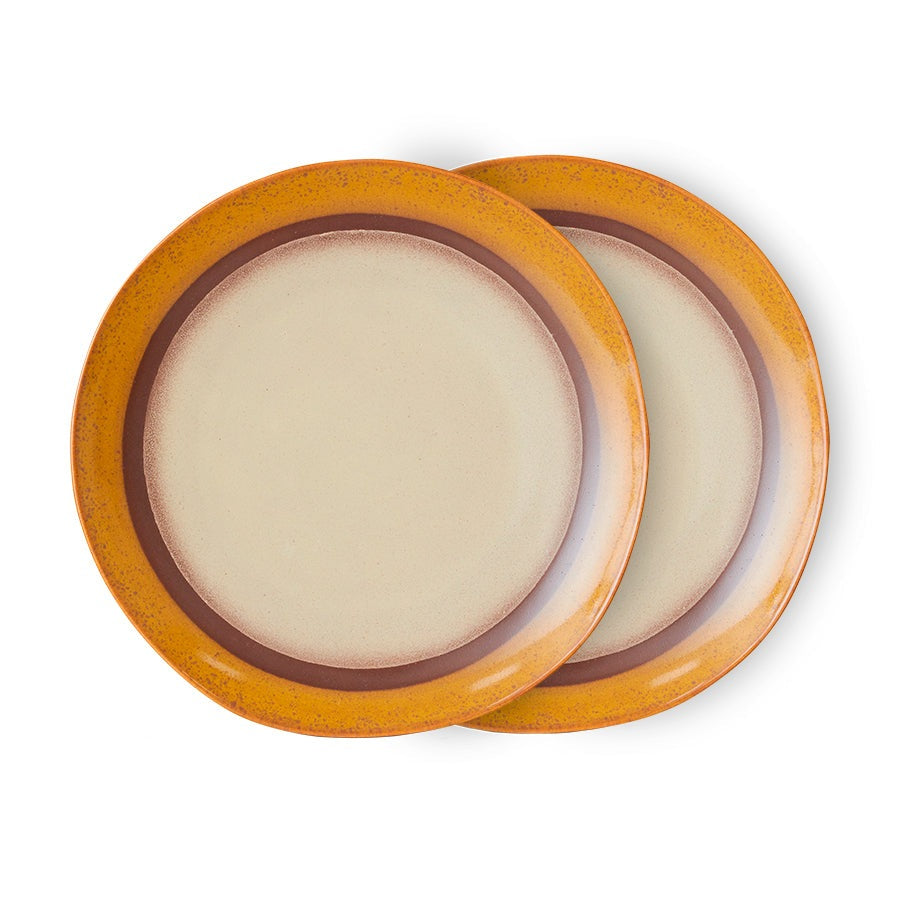 70s Ceramics: Speiseteller Coconut HKLiving