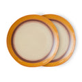70s Ceramics: Speiseteller Coconut HKLiving