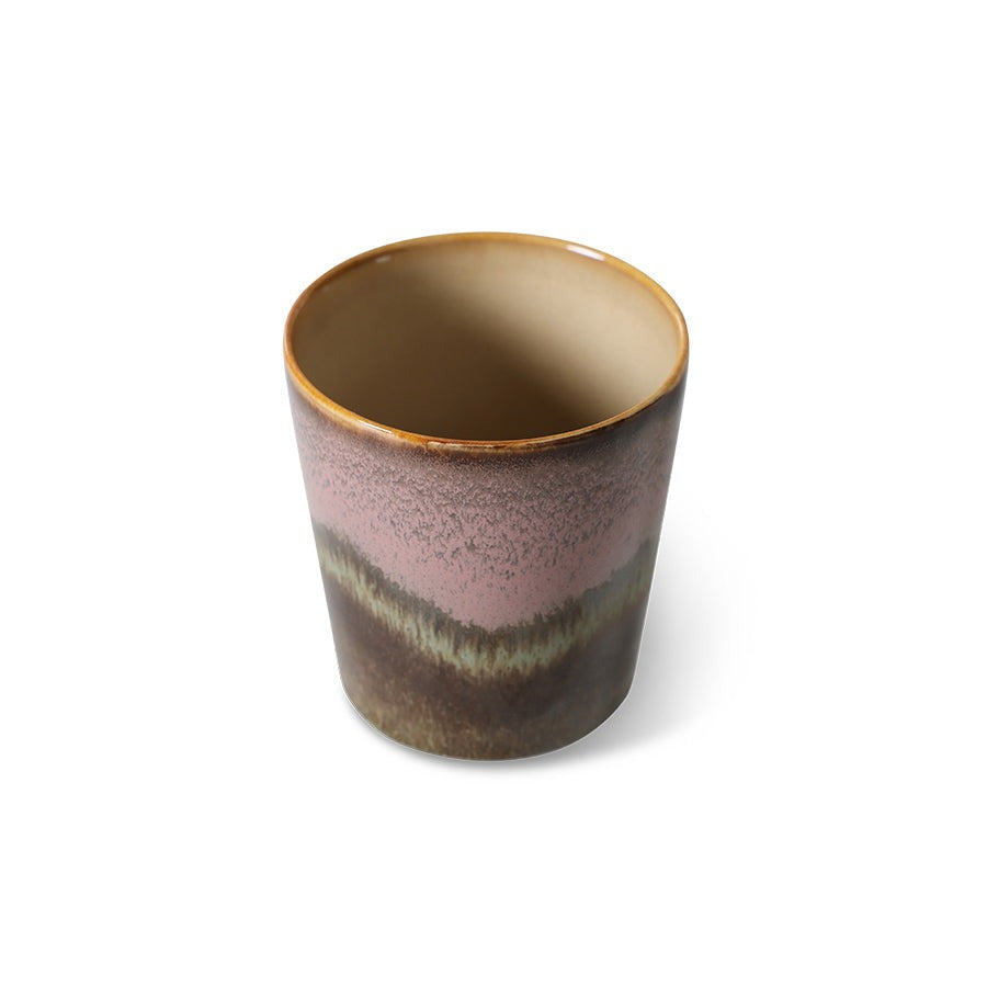 70s Ceramics: Kaffeebecher Torrent Streifen HKLiving