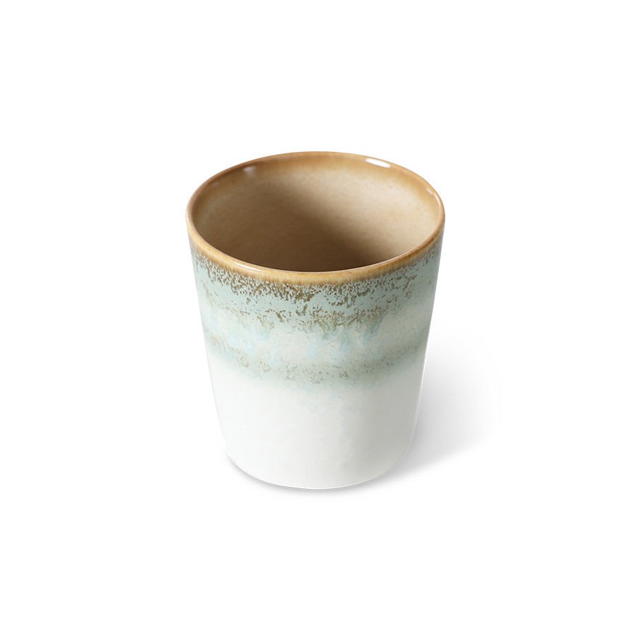 70s Ceramics: Kaffeebecher Petal Streifen HKLiving