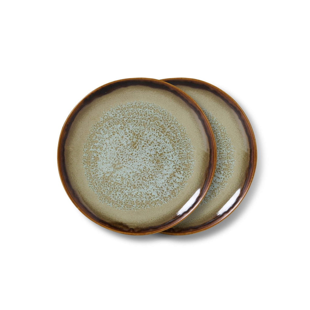 70s Ceramics: Dessertteller Contrast HKLiving