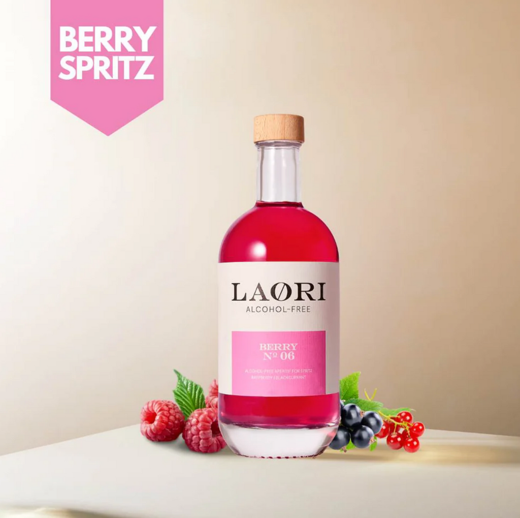 Laori Berry No 6 Alkoholfreier fruchtiger Aperitif mit Himbeer- und Johannisbeeraroma in 0,5l Flasche