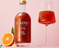 Laori Glitzer Ruby No 4 alkoholfreier Aperitif mit essbarem Goldglitzer und fruchtigen Noten