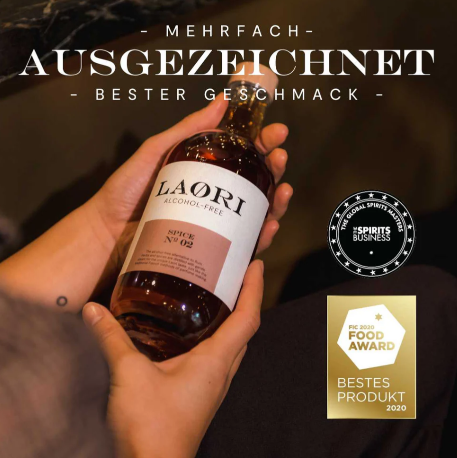 Laori Spice No. 2 Alkoholfreie Rum-Alternative 0,5l – Vanille, Eichenholz, Kaffee