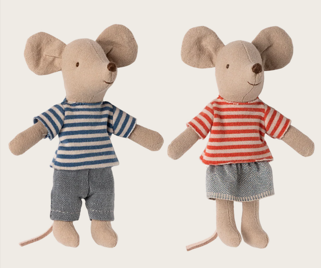 LouiMax und Stella, kleine Geschwistermäuse Maileg