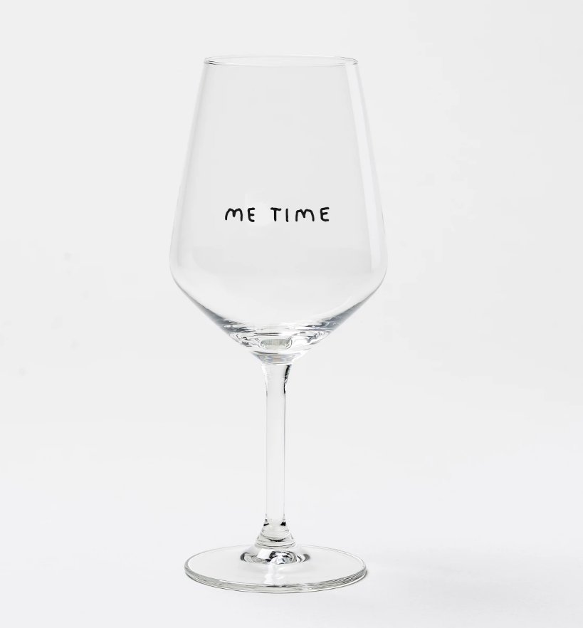 Weinglas „Me Time" – Johanna Schwarzer × selekkt