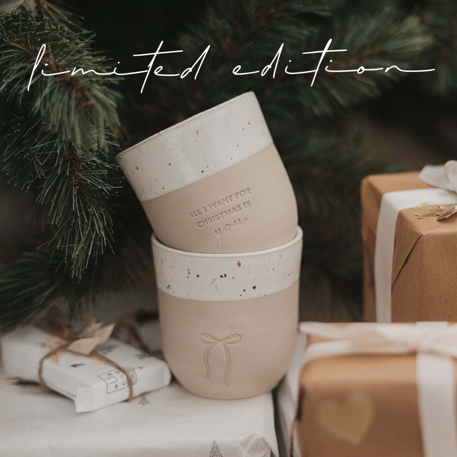 Limitierter Becher All i want for christmas Eulenschnitt