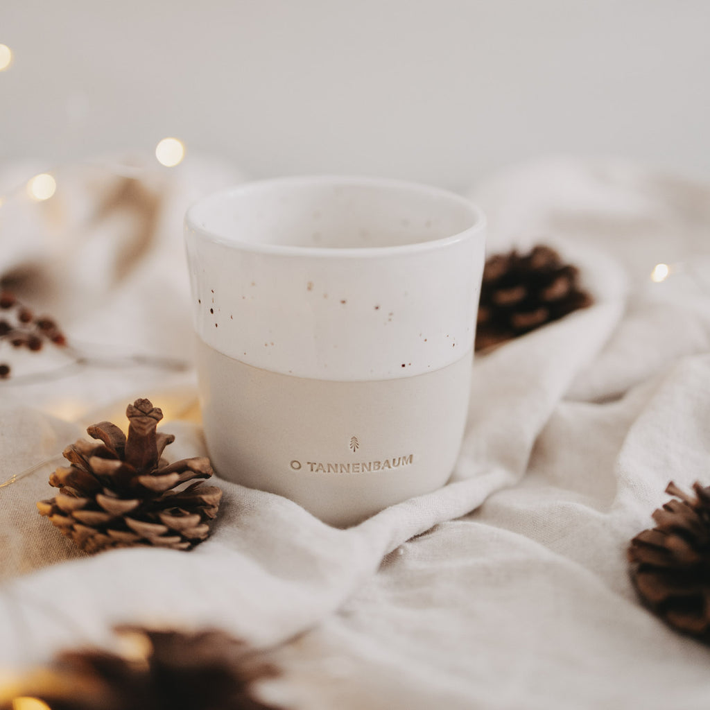 Becher O Tannenbaum Eulenschnitt