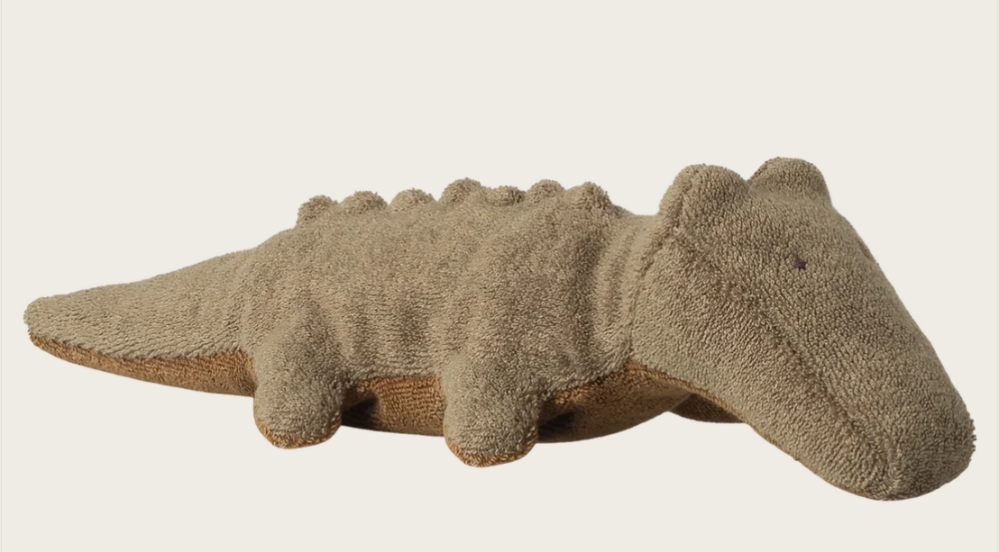 Maileg Safari Friends Krokodil Mini – Olivgrün