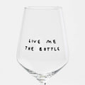 "Give Me The Bottle" Weinglas by Johanna Schwarzer × selekkt