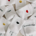 Babysocken verschiedene Designs Eulenschnitt