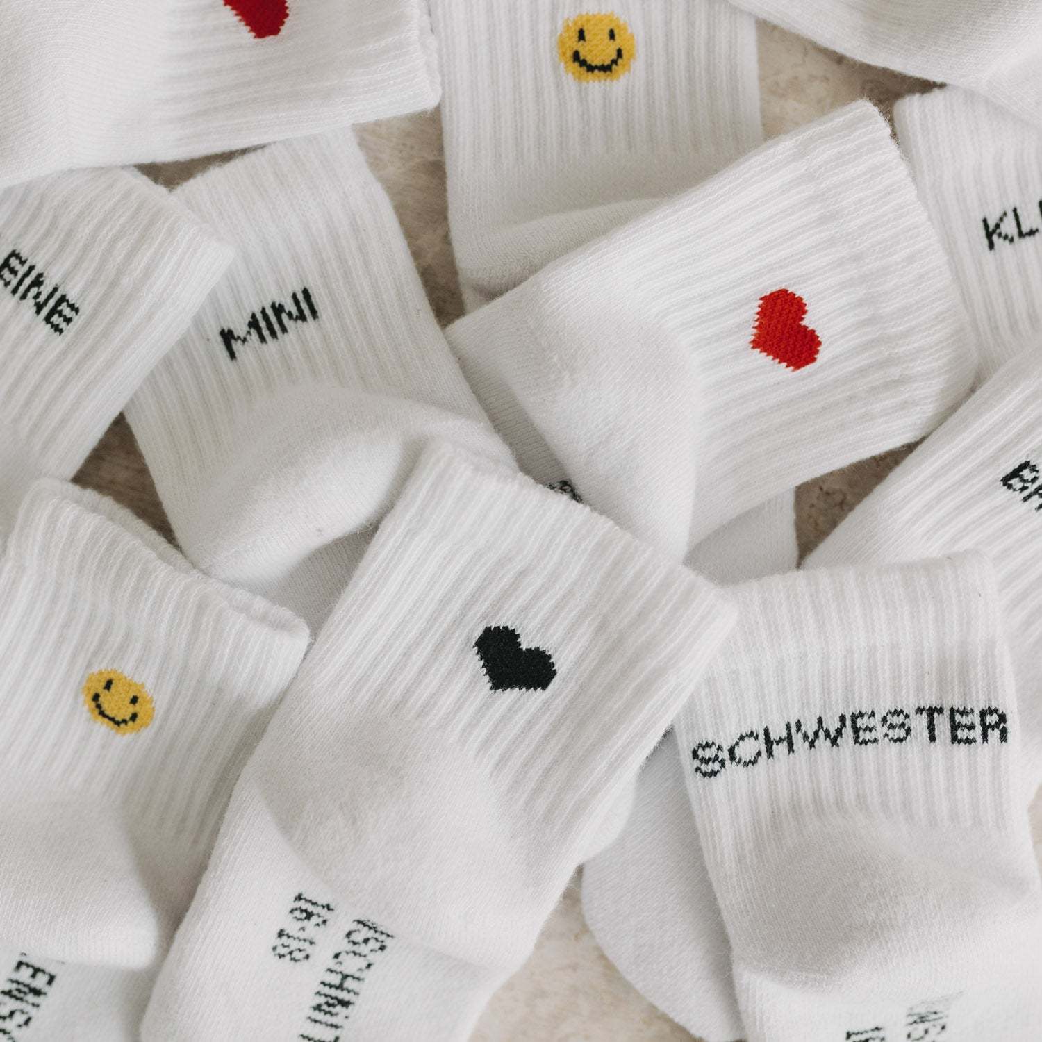 Babysocken verschiedene Designs Eulenschnitt