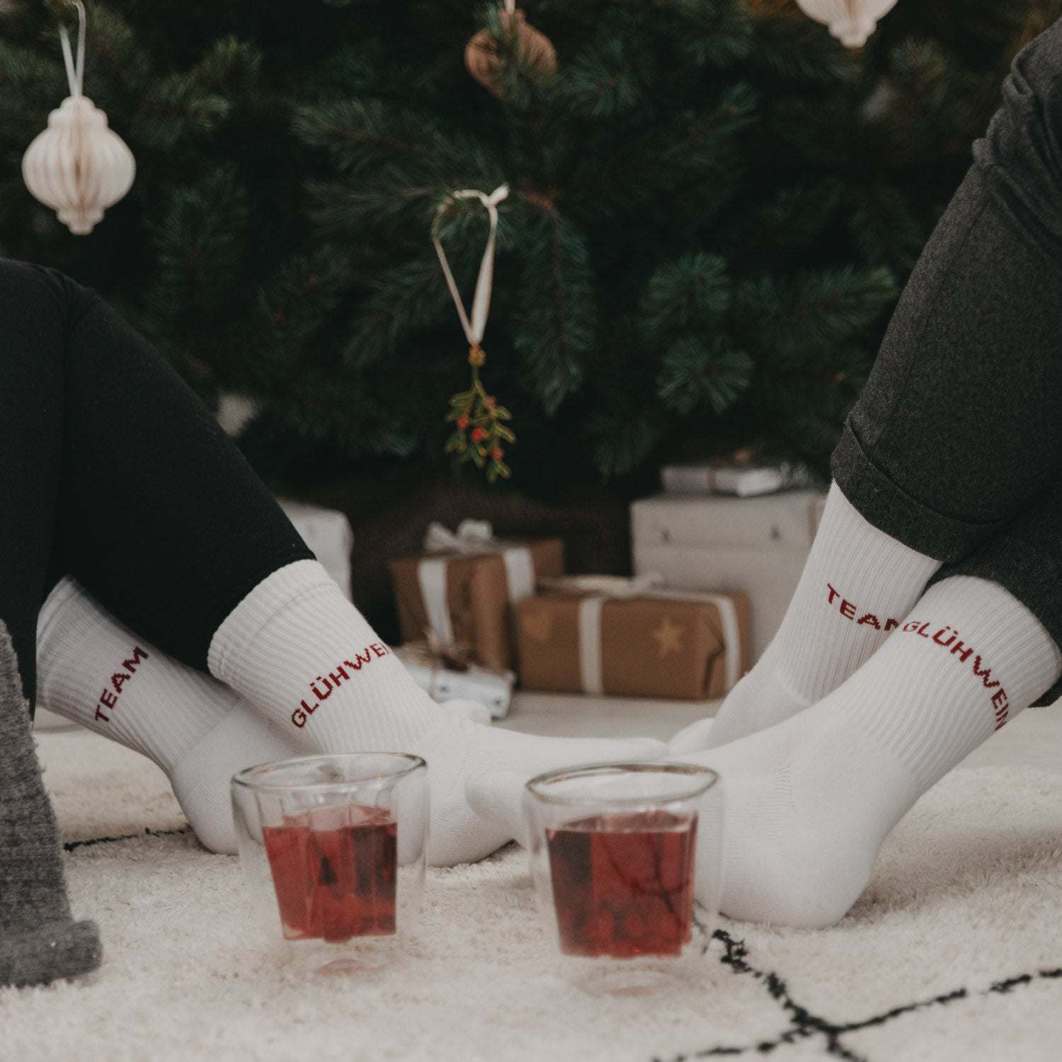 Weihnachts Socken Eulenschnitt